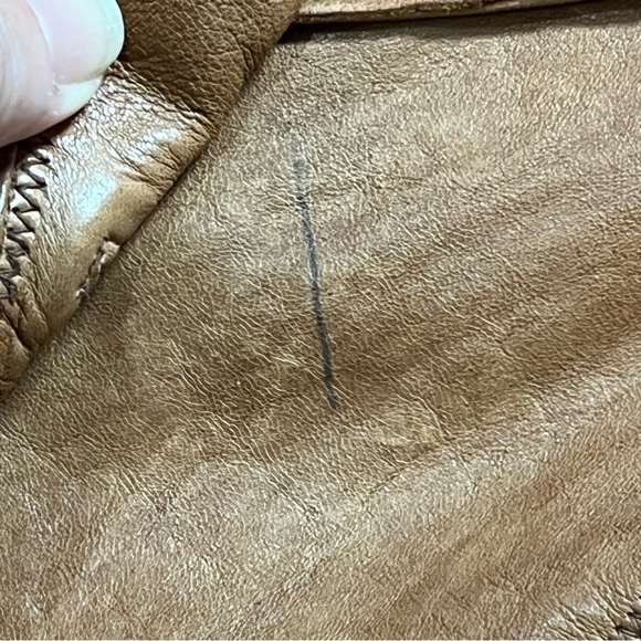 J. Jill Brown Leather Jacket. Size X Small - Picture 10 of 14